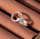 Double X Oval Ring
