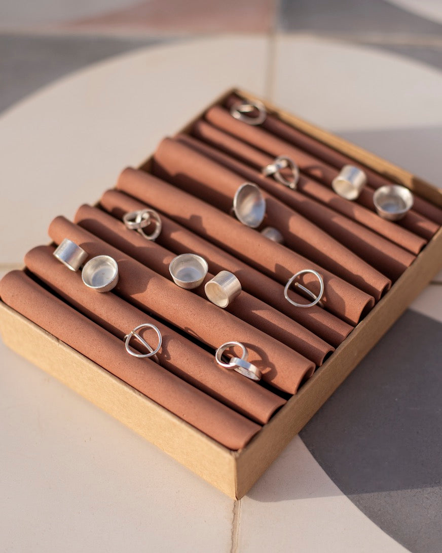 Double X Oval Ring