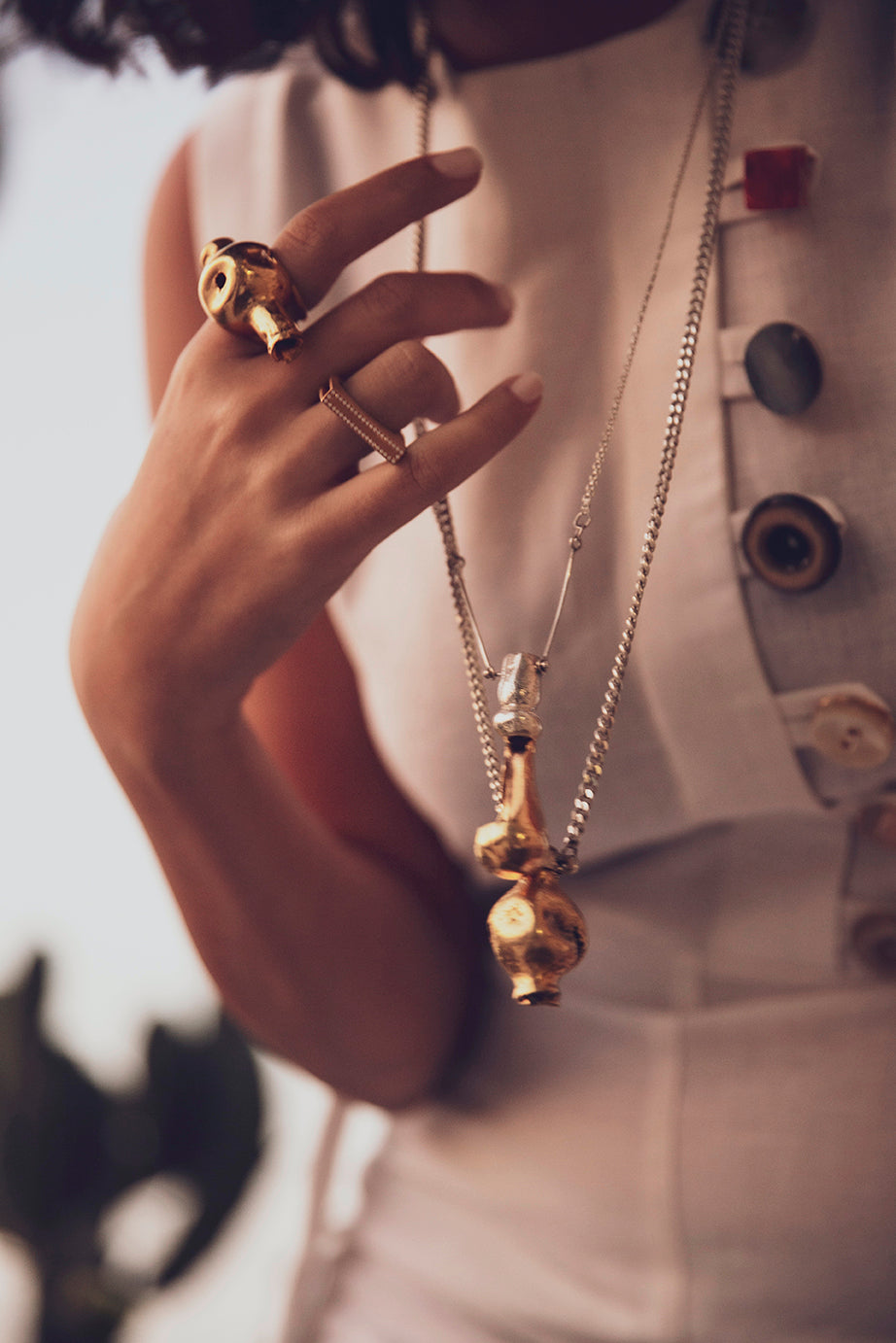 Bottle Pendant Squished Short