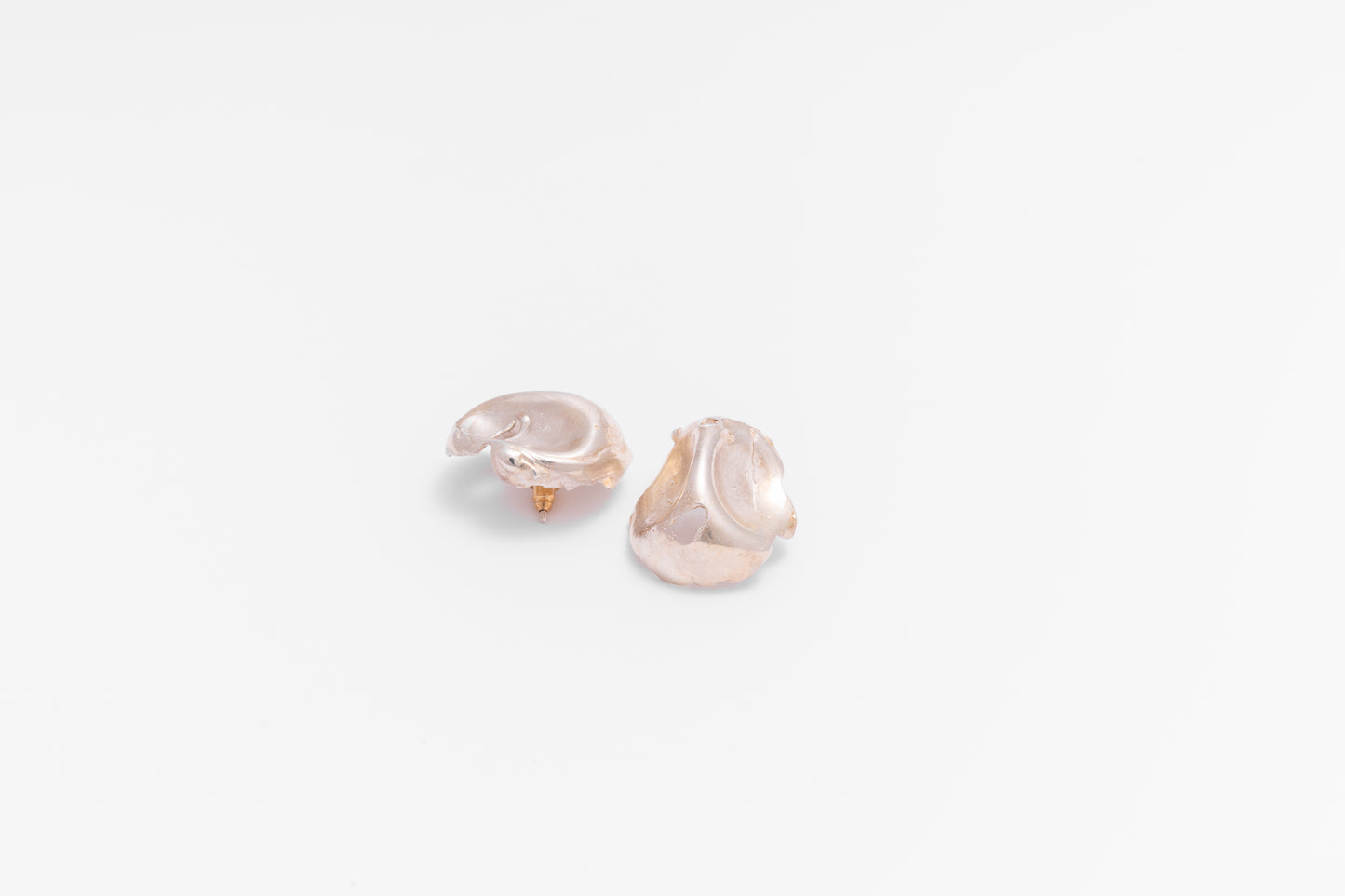 Squished Dome Stud Earring