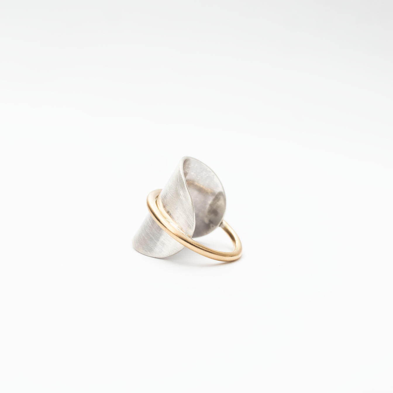 Half Moon Gold Ring