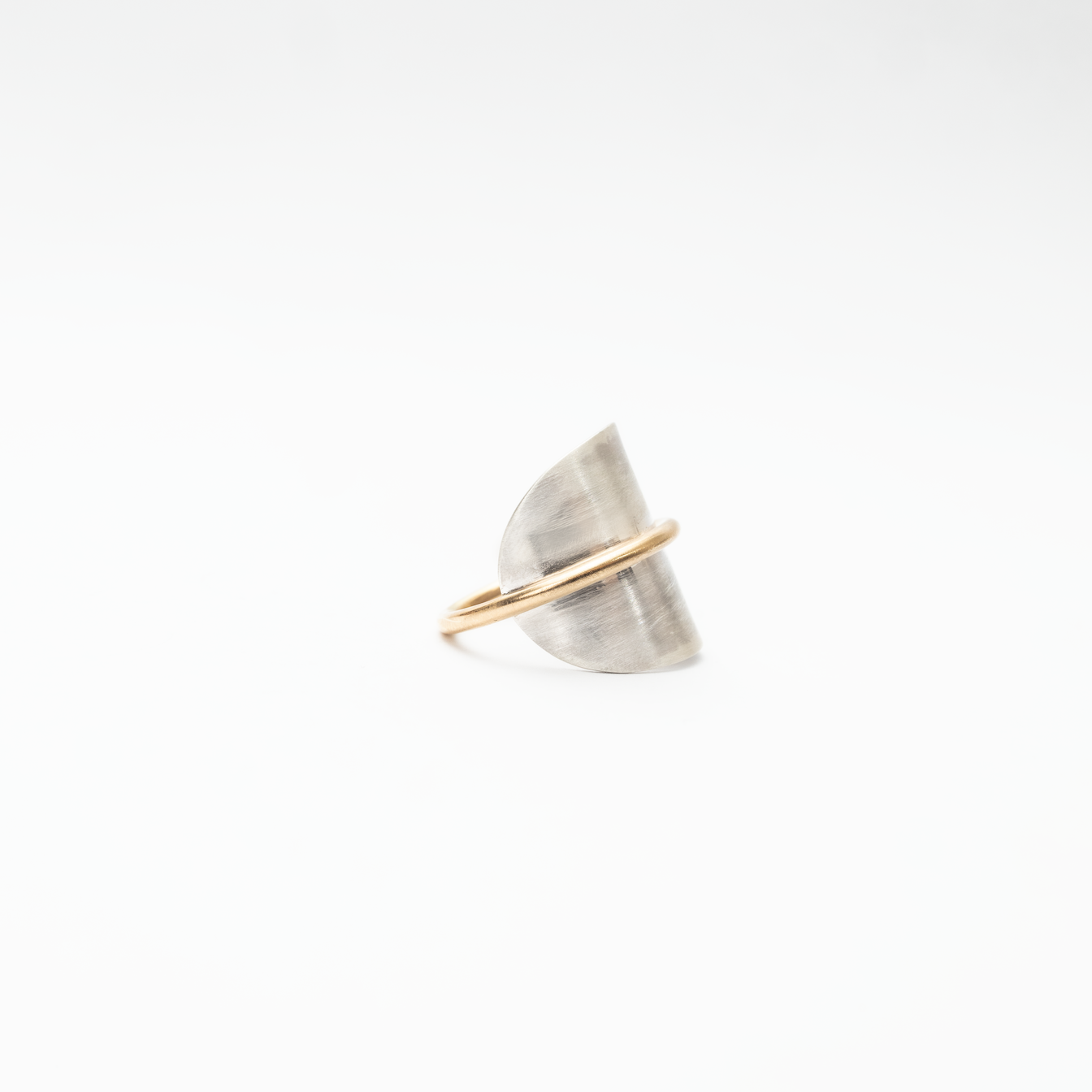 Half Moon Gold Ring