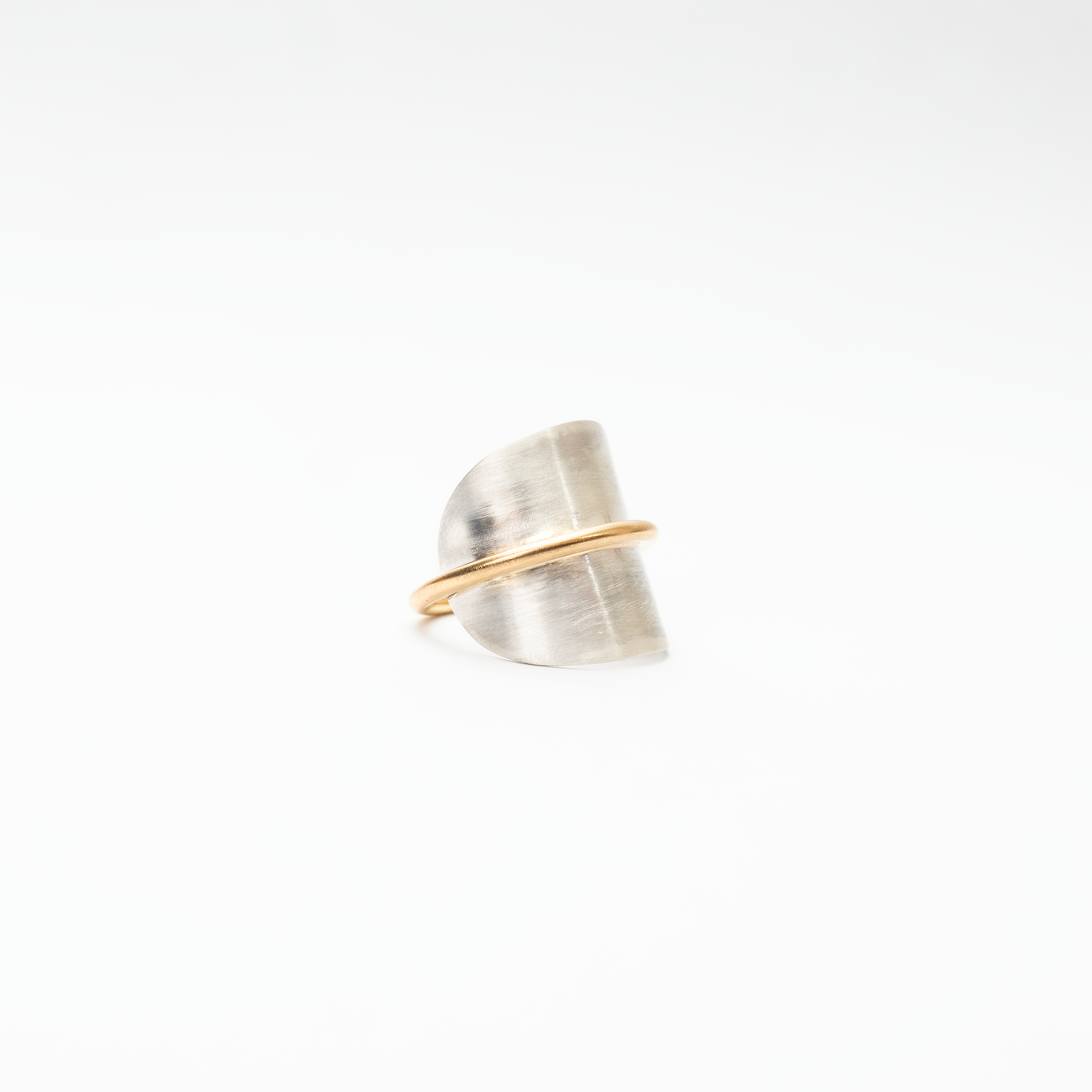 Half Moon Gold Ring
