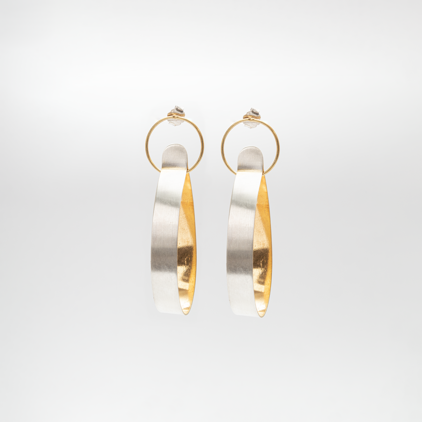 Tear Drop Contour Earring