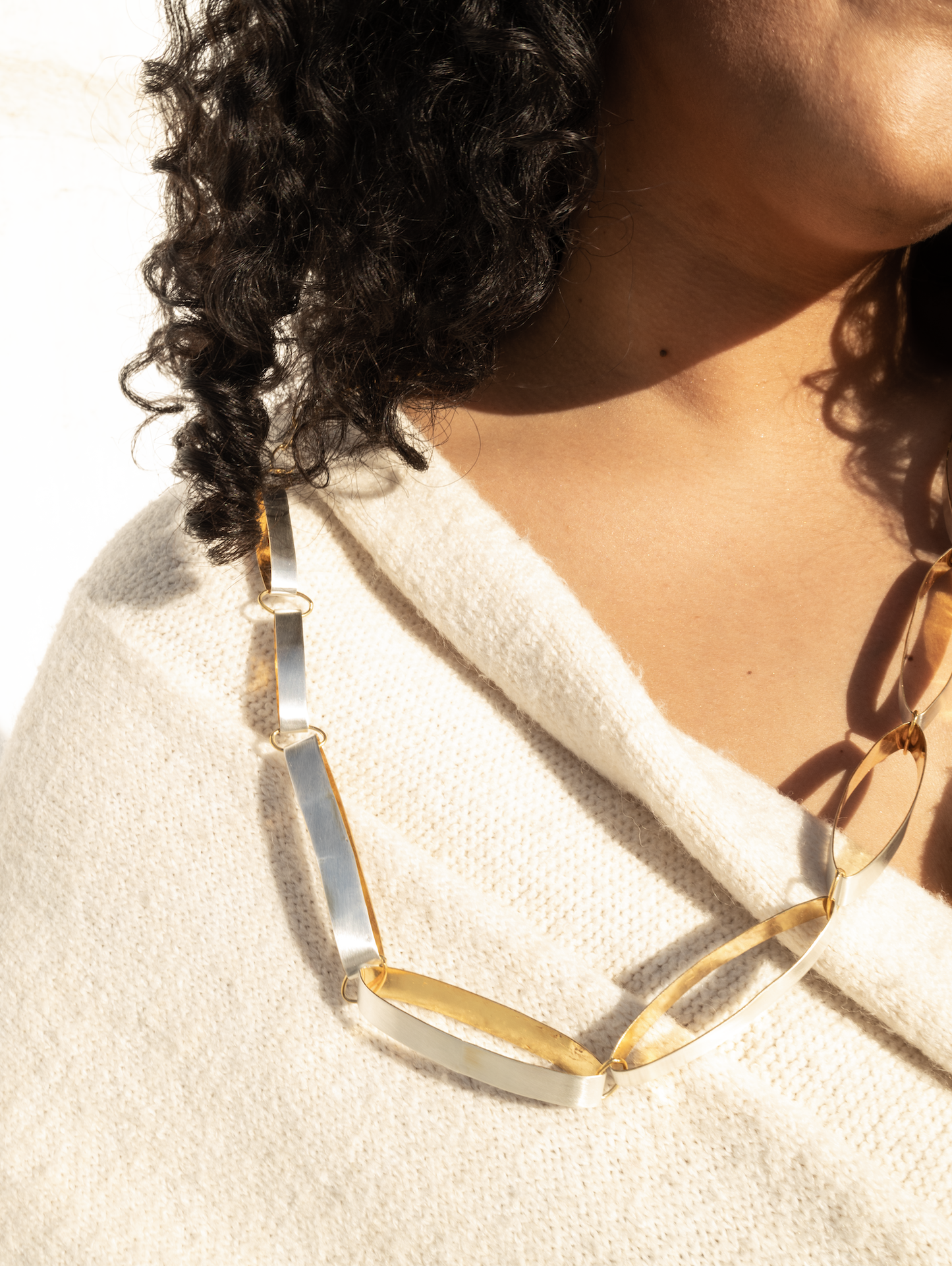 Oval Contour Necklace