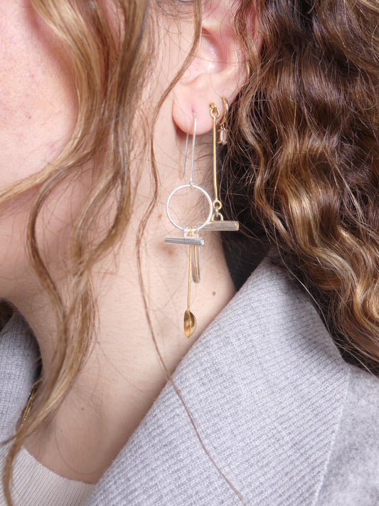 Hanging Cluster Earrings