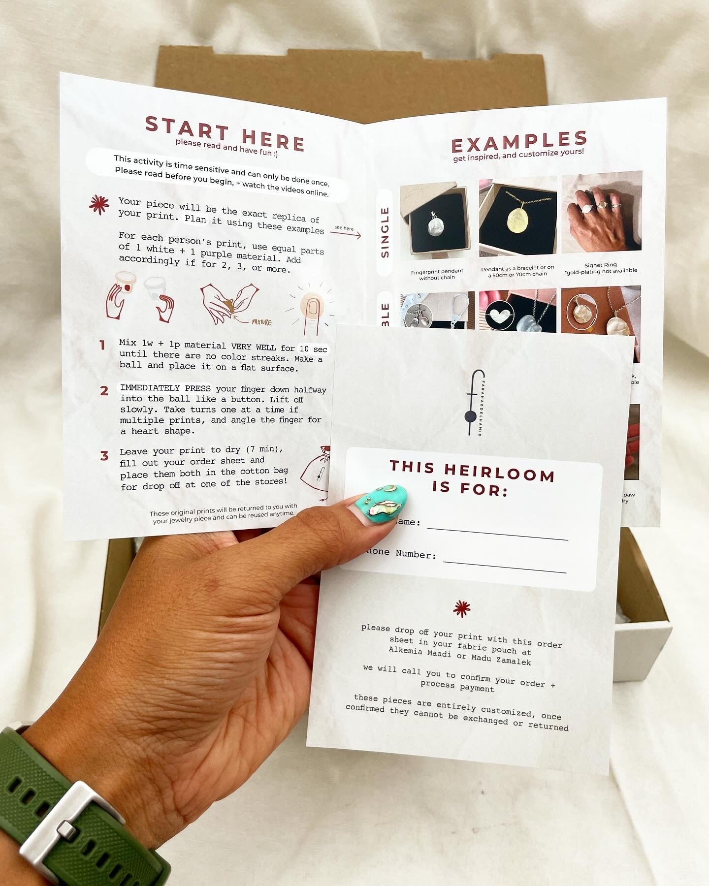 Heirloom Fingerprint Kit