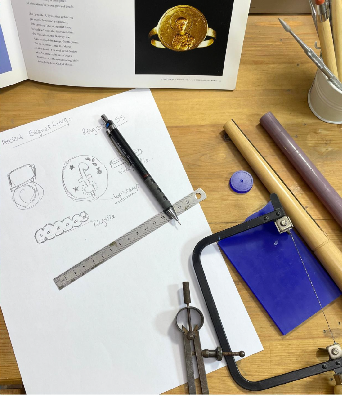 Ancient Signet Ring: Wax Workshop 4 DAYS