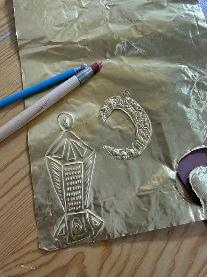 Metal Embossing on Foil: ONE DAY Ramadan