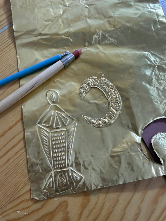 Metal Embossing on Foil: ONE DAY Ramadan