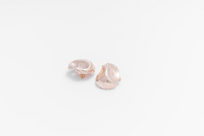 Squished Dome Stud Earring