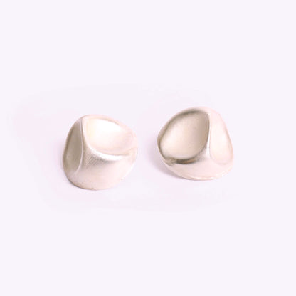 Squished Dome Stud Earring